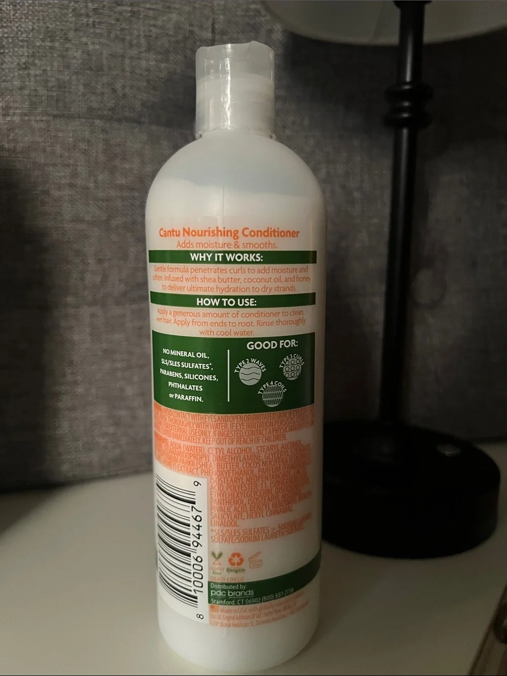 Cantu For Kids Nourishing Conditioner – White with Orange & Green Accents